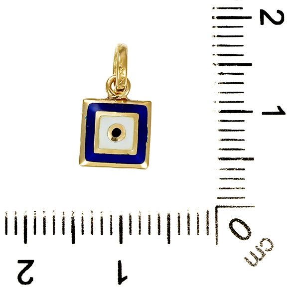 Anhänger, 14K, Gelbgold, Emaille