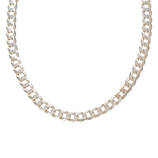 Silberkette, 925, Silber, Panzer-