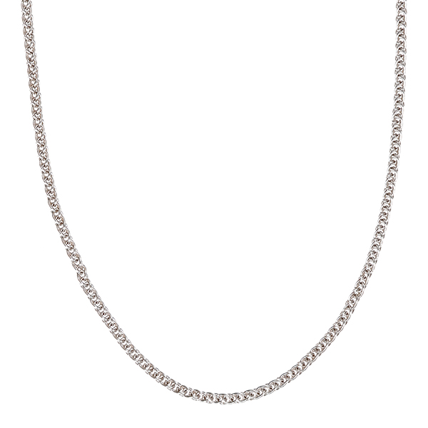 Collierkette, 14K, Weißgold