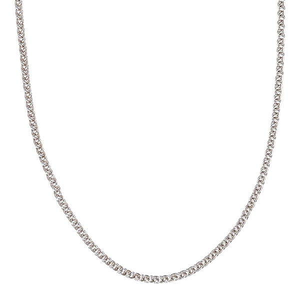 Collierkette, 14K, Weißgold