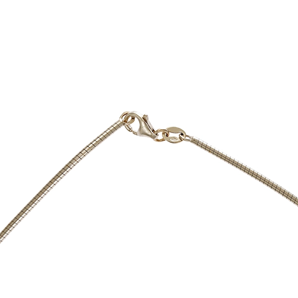 Collier, 14K, Weißgold, Reif
