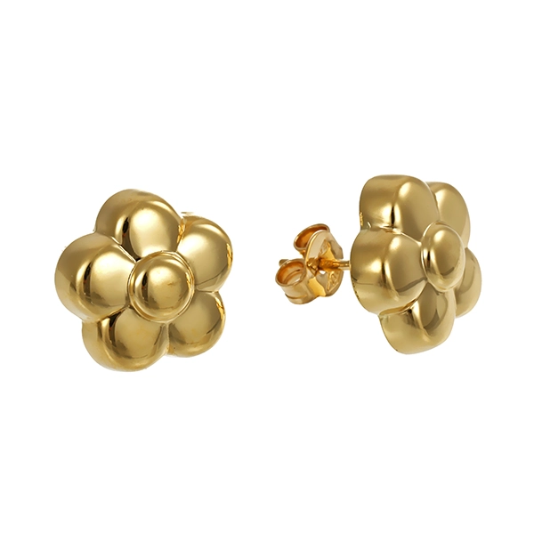 Ohrstecker, 18K, Gelbgold