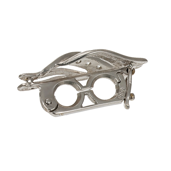 Verkürzer, 14K, Weißgold, Diamanten