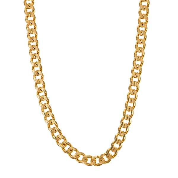 Kette, 14K, Gelbgold, Panzer