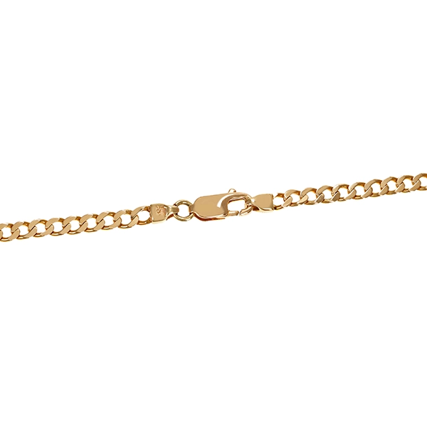 Kette, 14K, Gelbgold, Panzer