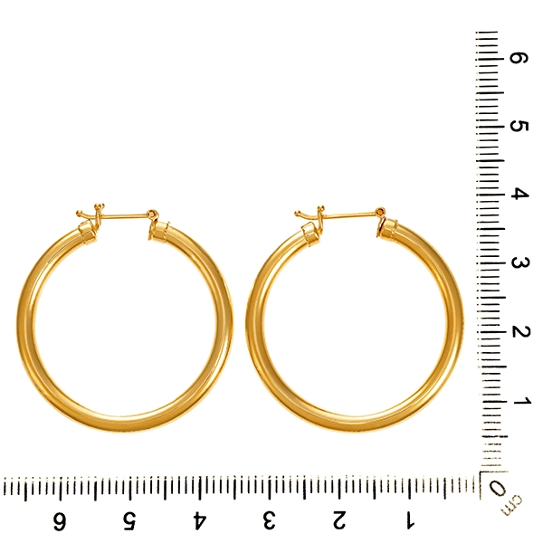 Creolen, 18K, Gelbgold