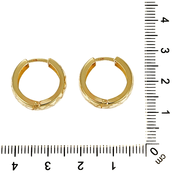 Creolen, 14K, Gelbgold