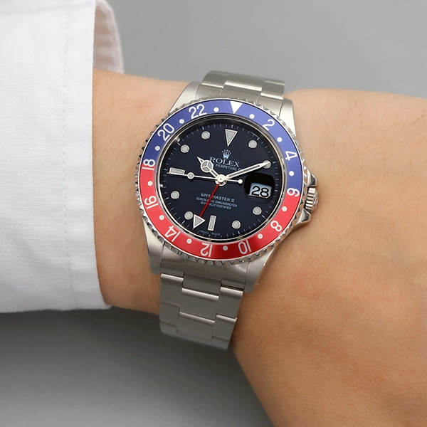 Herrenuhr Rolex 'GMT-Master II' (Pepsi) Automatik
