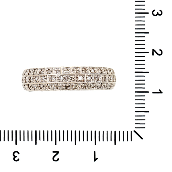 Diamantring, 14K, Weißgold, Brillanten 0,56 ct