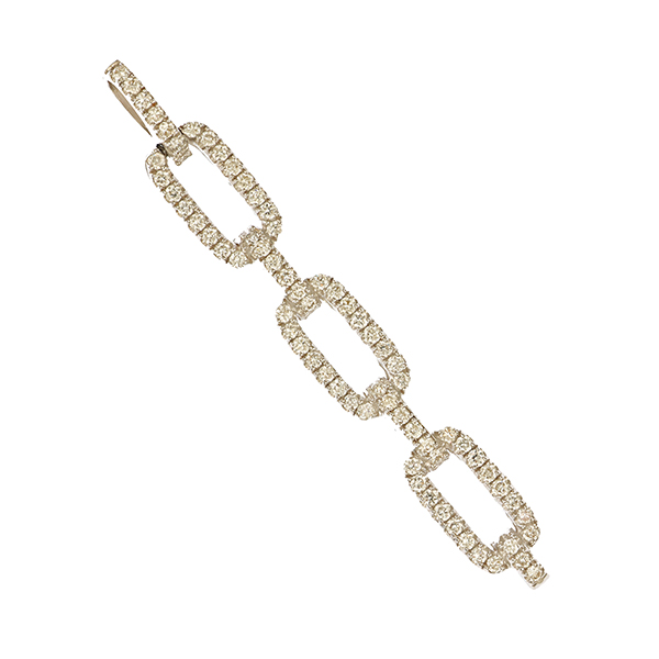 Anhänger, 14K, Weißgold, Brillant