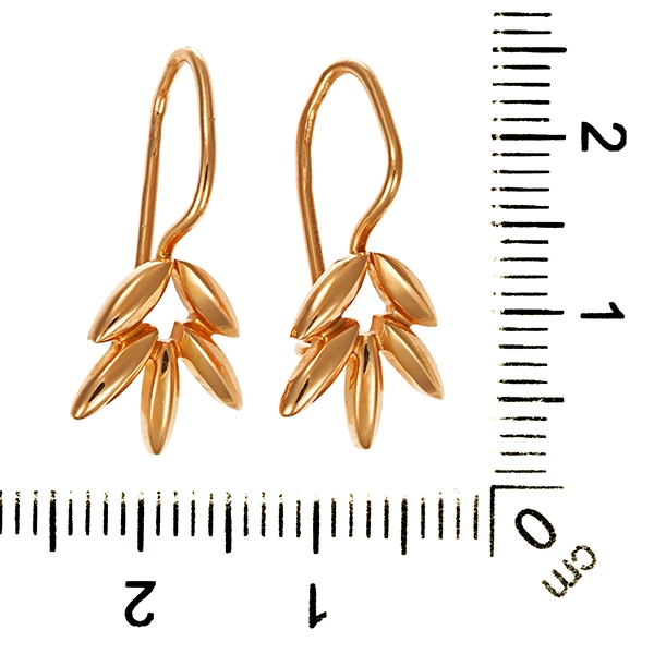 Ohrhänger, 14K, Rotgold