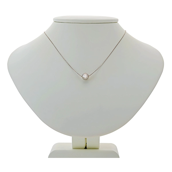 Collier, 14K, Weißgold