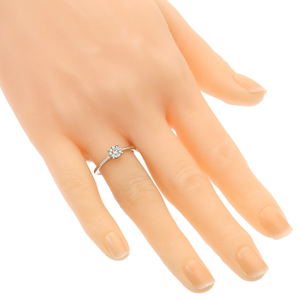 Diamantring, 14K, Weißgold, Brillanten 0,13 ct
