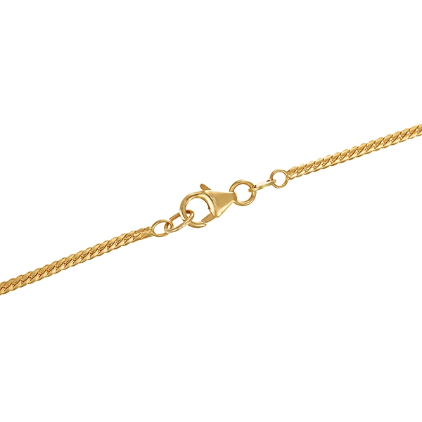 Collierkette, 14K, Gelbgold, Panzer-