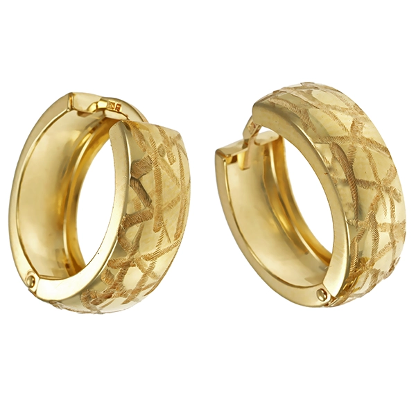 Creolen, 14K, Gelbgold