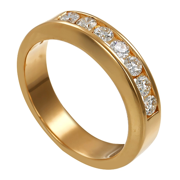 Diamantring, 14K, Gelbgold, Brillanten 0,49 ct, Christ