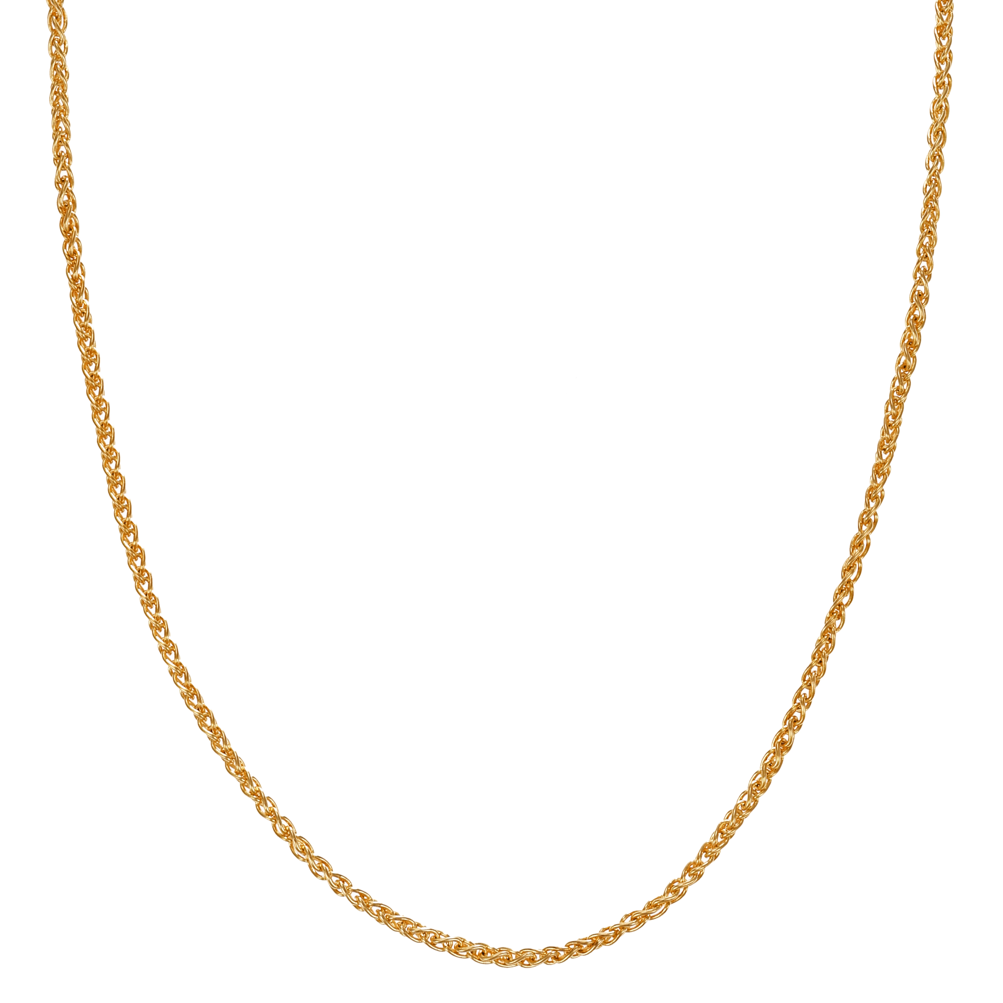 Collierkette, 14K, Gelbgold, Zopf