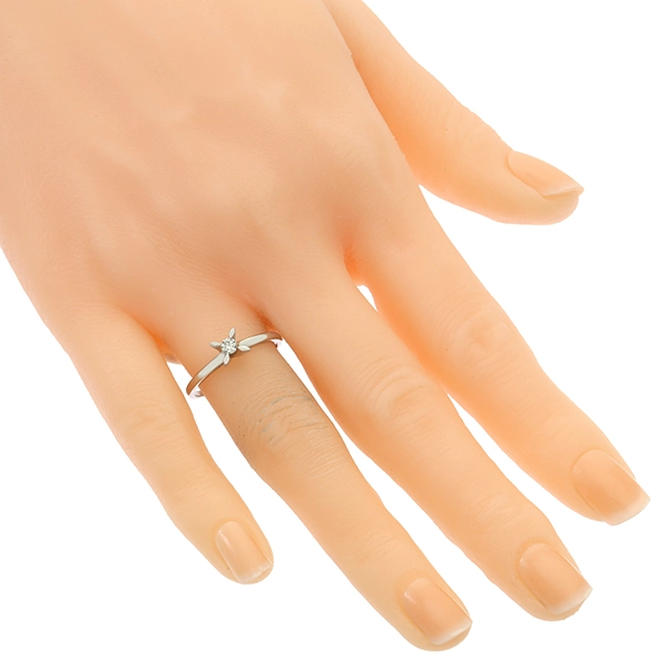 Diamantring, 14K, Weißgold, Brillanten
