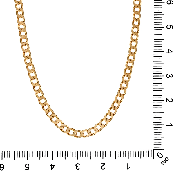 Kette, 14K, Gelbgold, Panzer