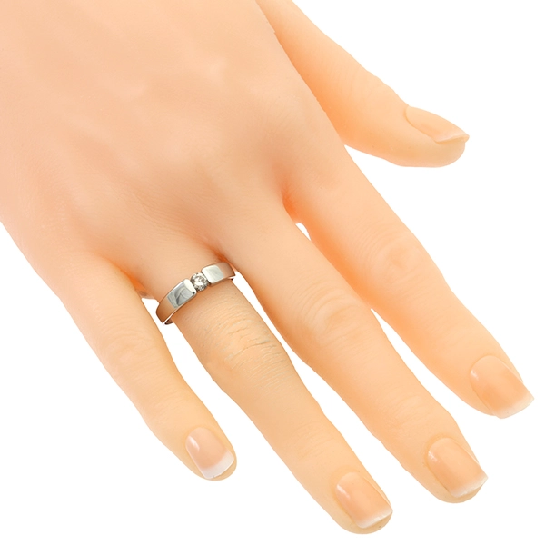 Diamantring, 14K, Weißgold, Brillant 0,25 ct