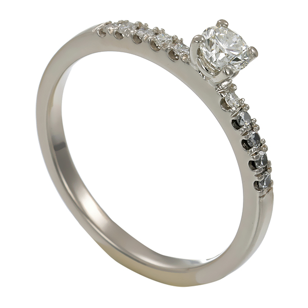 Platinring, Pt950, Brillanten