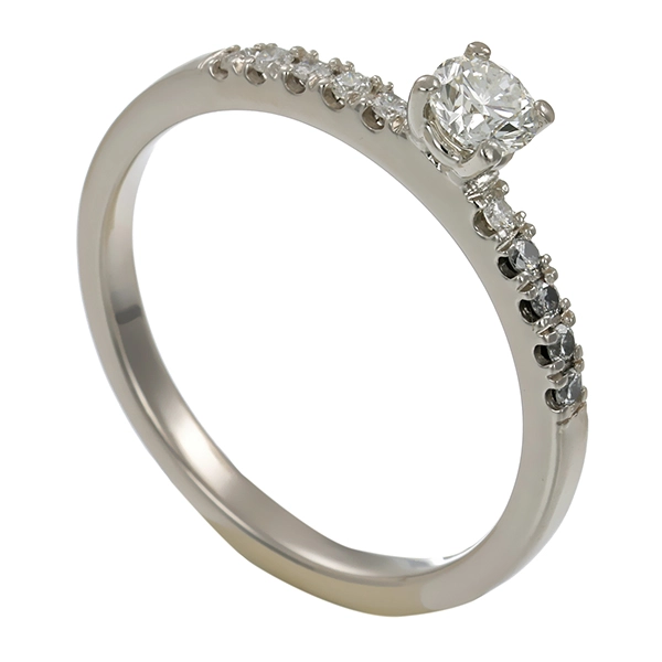 Platinring, Pt950, Brillanten