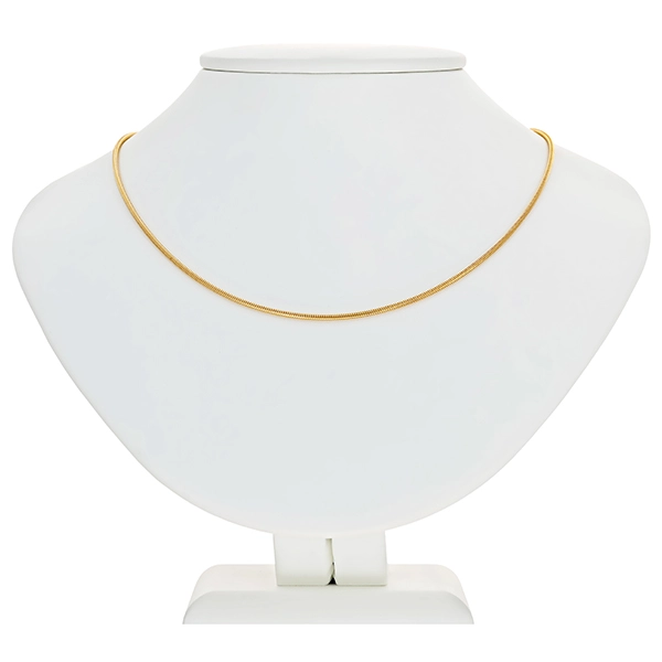 Kette, 14K, Gelbgold, Schlangen-