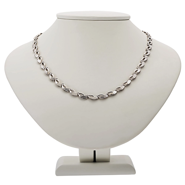 Collier, 14K, Weißgold