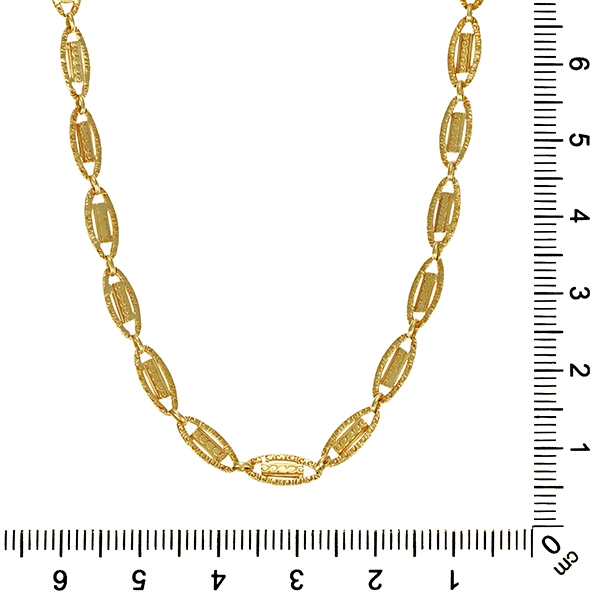 Goldkette, 14K, Gelbgold
