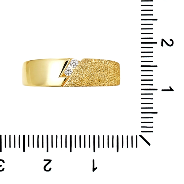 Diamantring, 14K, Gelbgold, Brillant