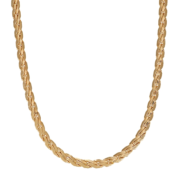 Goldkette, 14K, Gelbgold,  Fantasiemuster