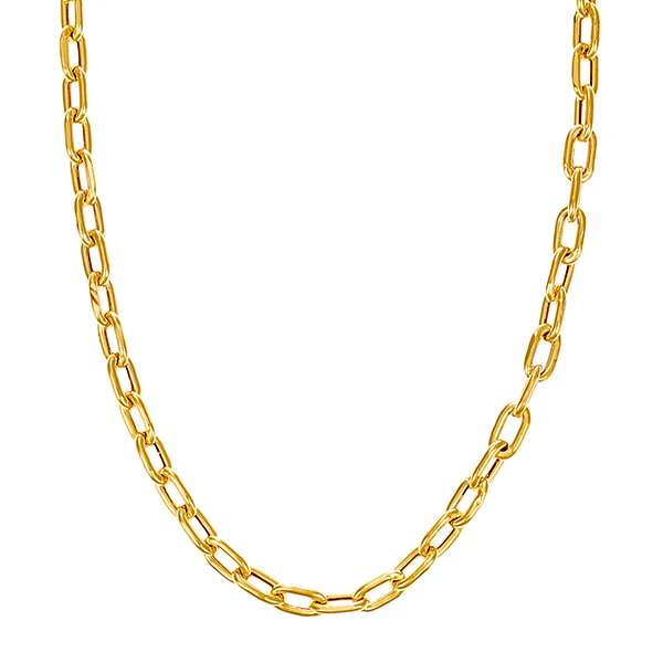 Colllierkette, 9K, Gelbgold, Anker
