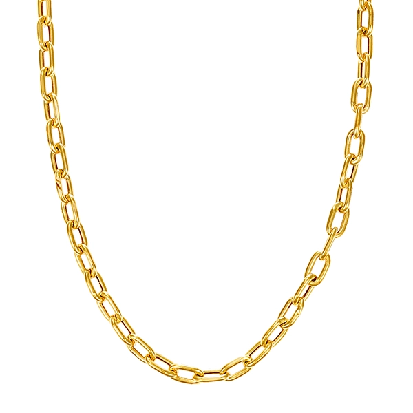 Colllierkette, 9K, Gelbgold, Anker
