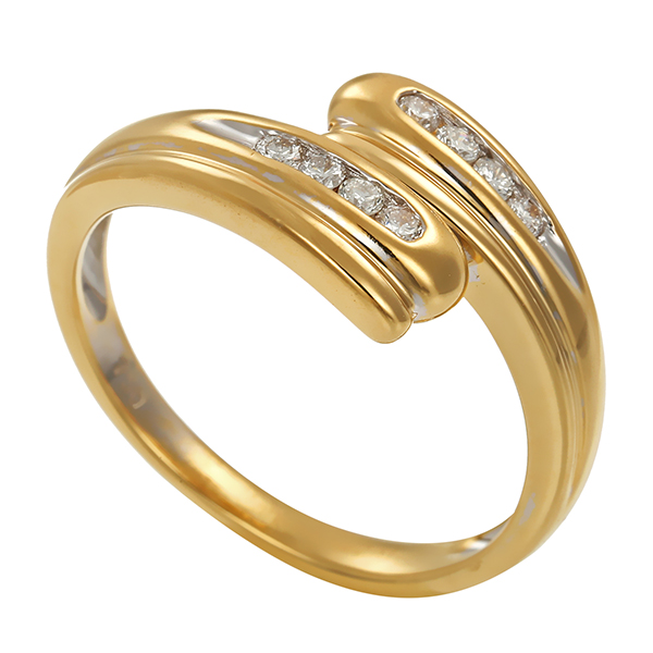 Ring, 18K, Gelbgold, Brillanten