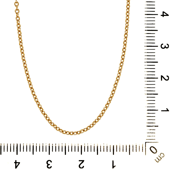 Collierkette, 14K, Anker