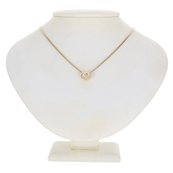 Collier, 14K, Gelbgold, Brillant