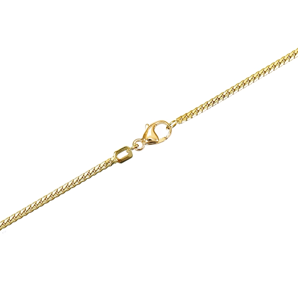 Collier, 14K, Diamant, Rubin