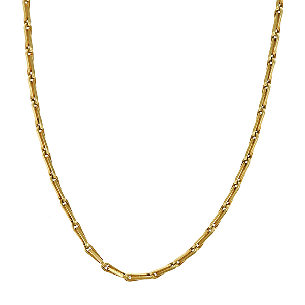 Collierkette, 14K, Gelbgold, Haferkorn-