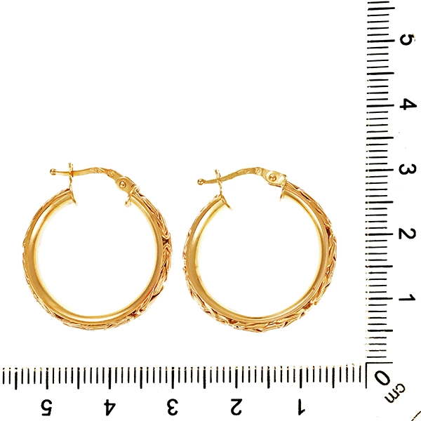 Creolen, 9K, Gelbgold