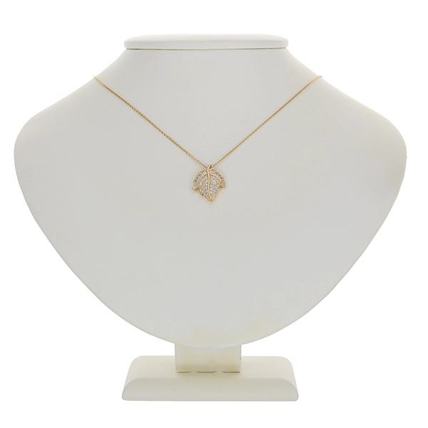 Collier, 14K, Gelbgold, Zirkonia
