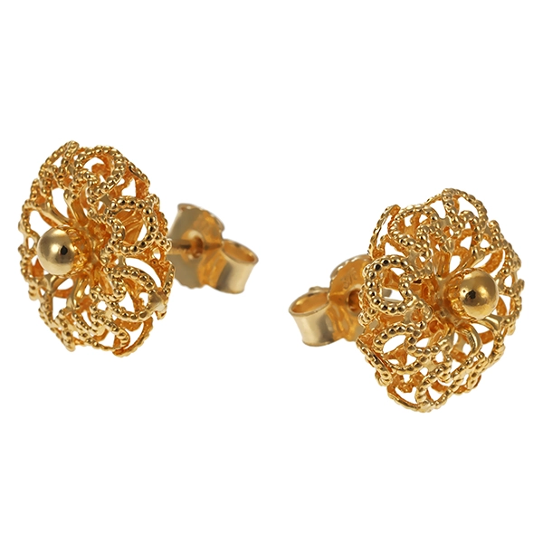 Ohrstecker, 9K, Gelbgold