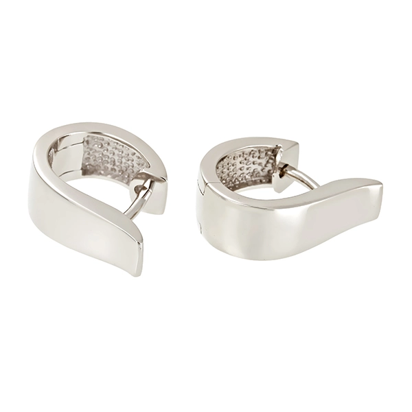 Creolen, 14K, Weißgold