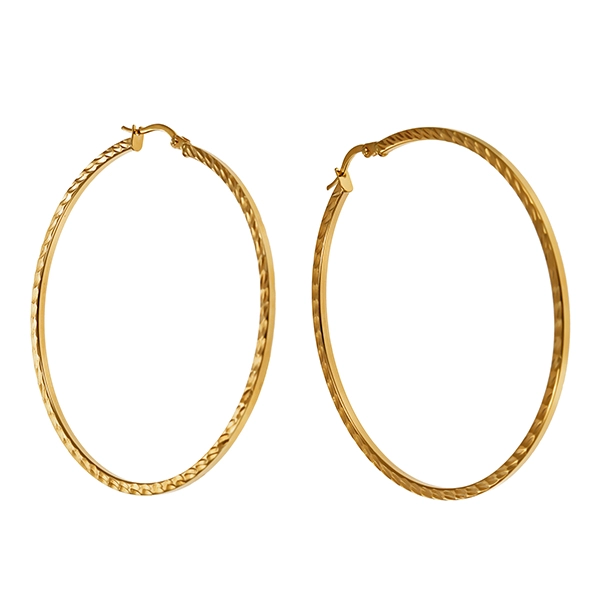 Creolen, 14K, Gelbgold