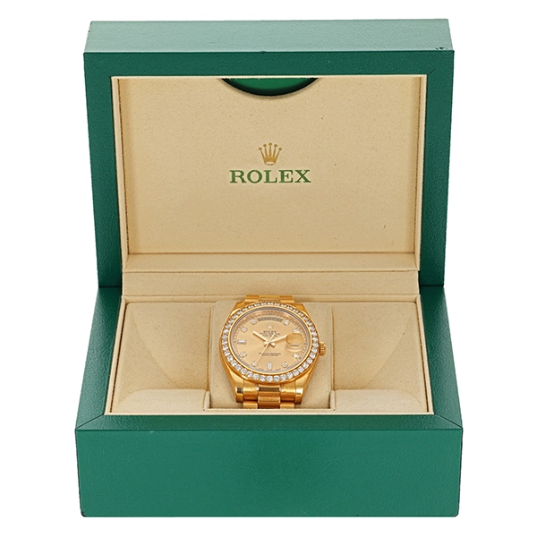 Herrenuhr, Rolex, 'Day-Date II', Automatik