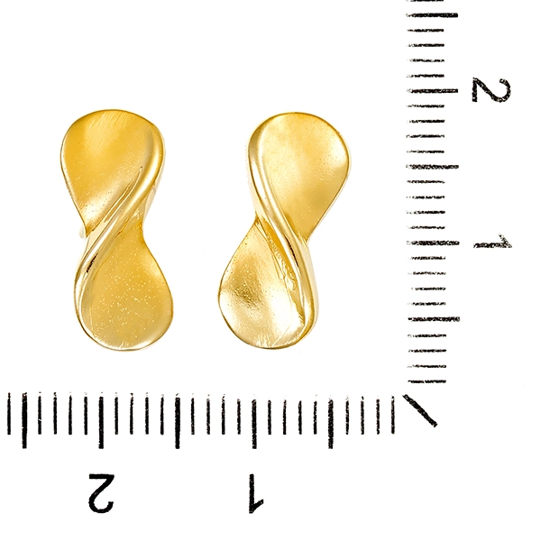 Ohrstecker, 14K, Gelbgold