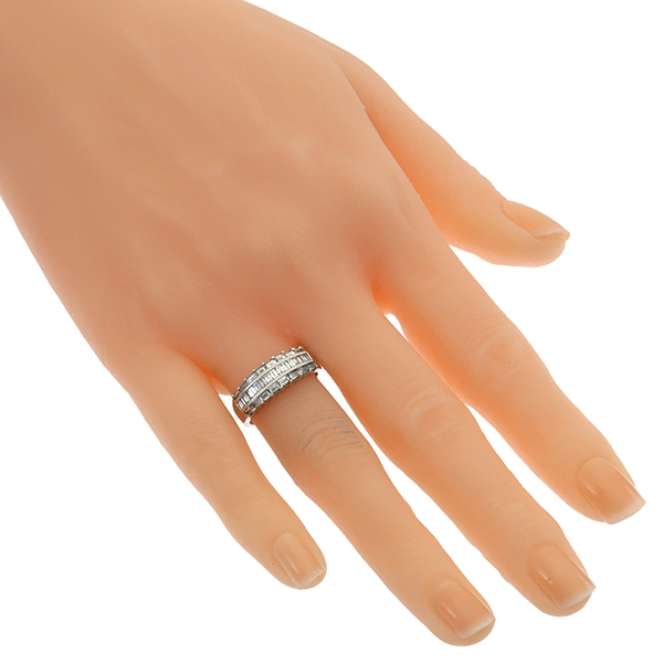 Diamantring, 18K, Weißgold, Diamanten 1,15 ct