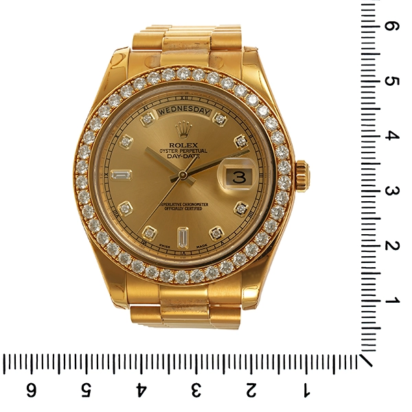 Herrenuhr, Rolex, 'Day-Date II', Automatik