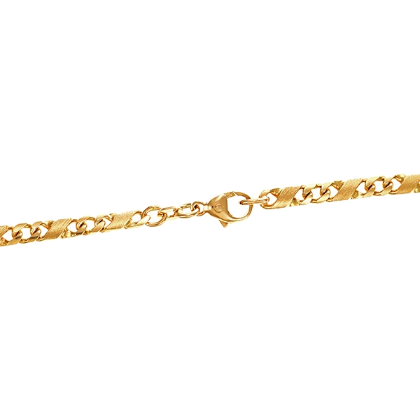 Goldkette, 14K, Gelbgold, Panzer-