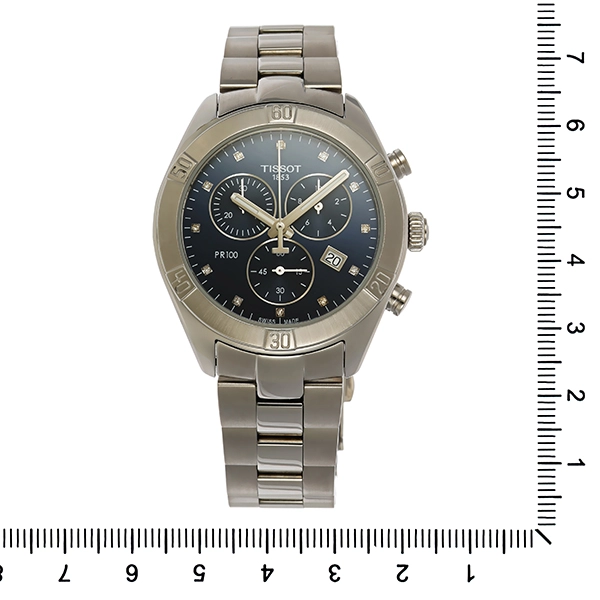 Herrenuhr, Tissot 'PR100' Quartz-Chrono