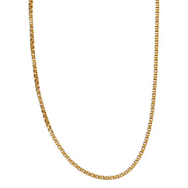 Collierkette, 14K, Gelbgold, Venezianer-